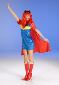 Kost�m Super Lady Kleid